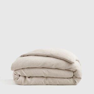 NWOT Quince European Linen Duvet Cover - Natural Chambray